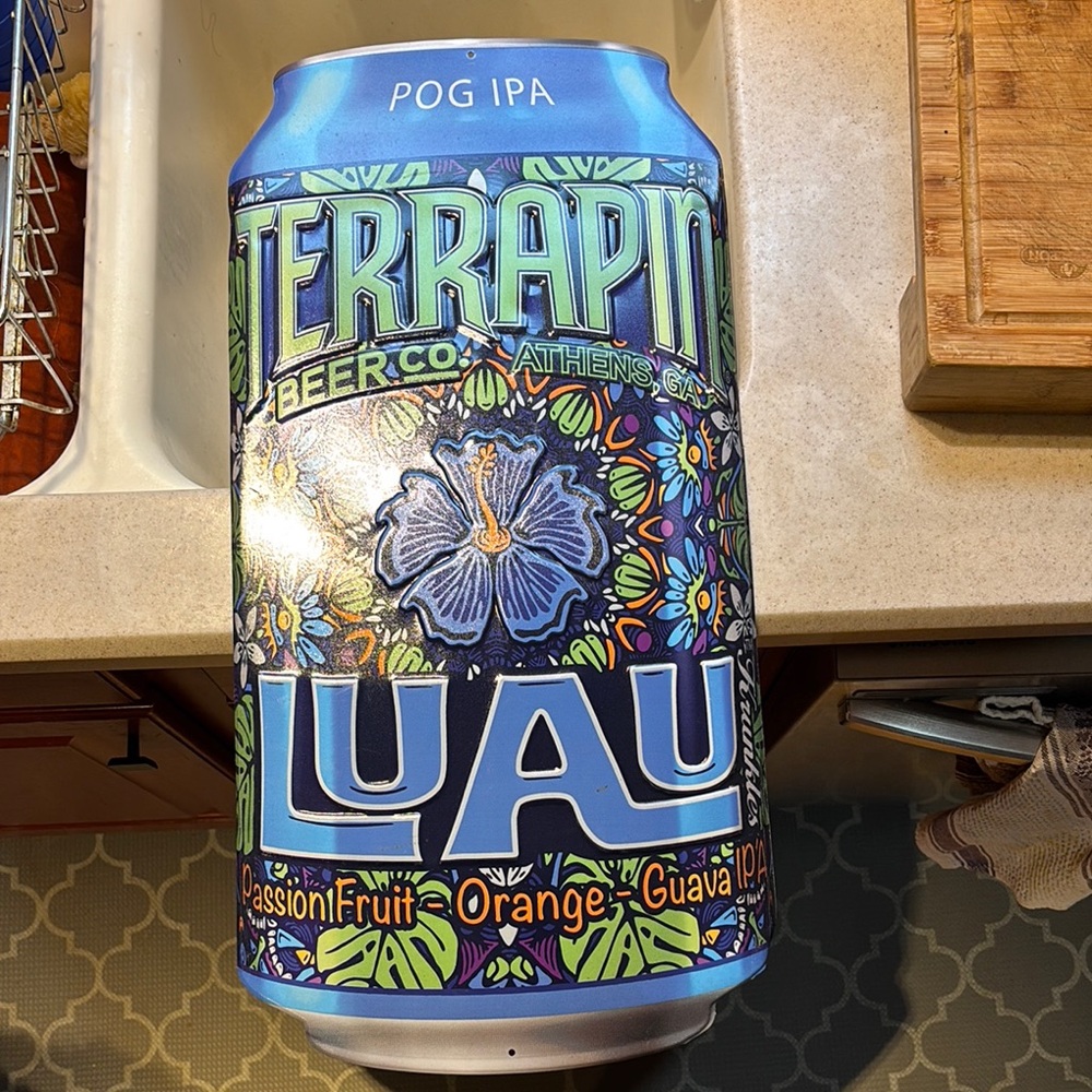 11”x23” Terrapin Luau POG IPA Beer Can Decal